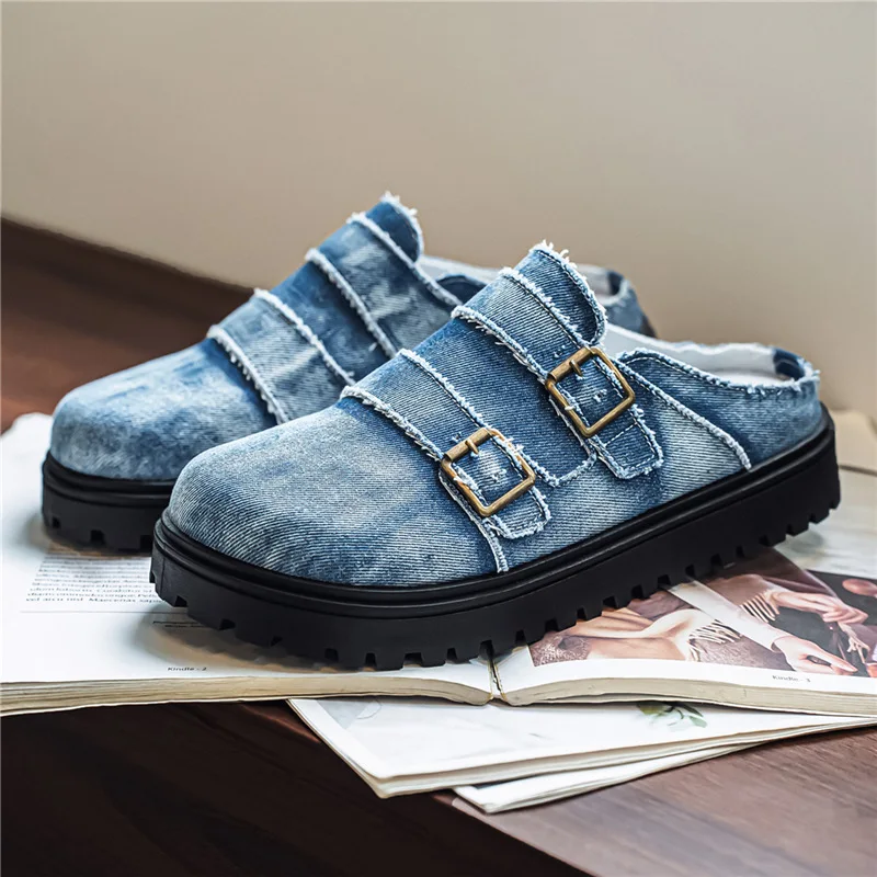 Men's Summer Baotou Slippers 2026 Breathable Anti-Slip One-Step Lazy Casual Sports Shoes Comfortable Lazy Walking Shoes
Men's Summer Baotou Slippers 2026 Breathable Anti-Slip One-Step Lazy Casual Sports Shoes Comfortable Lazy Walking Shoes