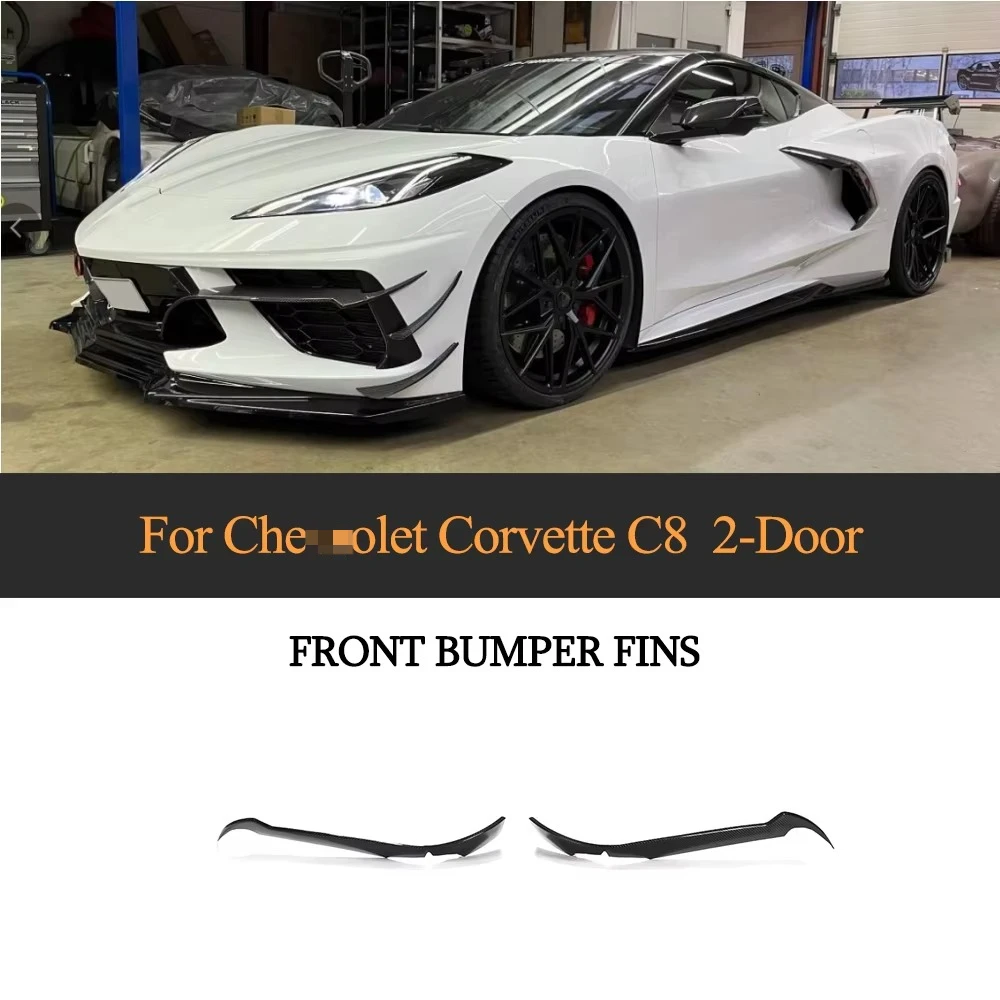 Product Customization Carbon Fiber Front Bumper Intake Vents Canards forChevrolet Corvette C8 2020-2021 Carbon Black
Product Customization Carbon Fiber Front Bumper Intake Vents Canards forChevrolet Corvette C8 2020-2021 Carbon Black
