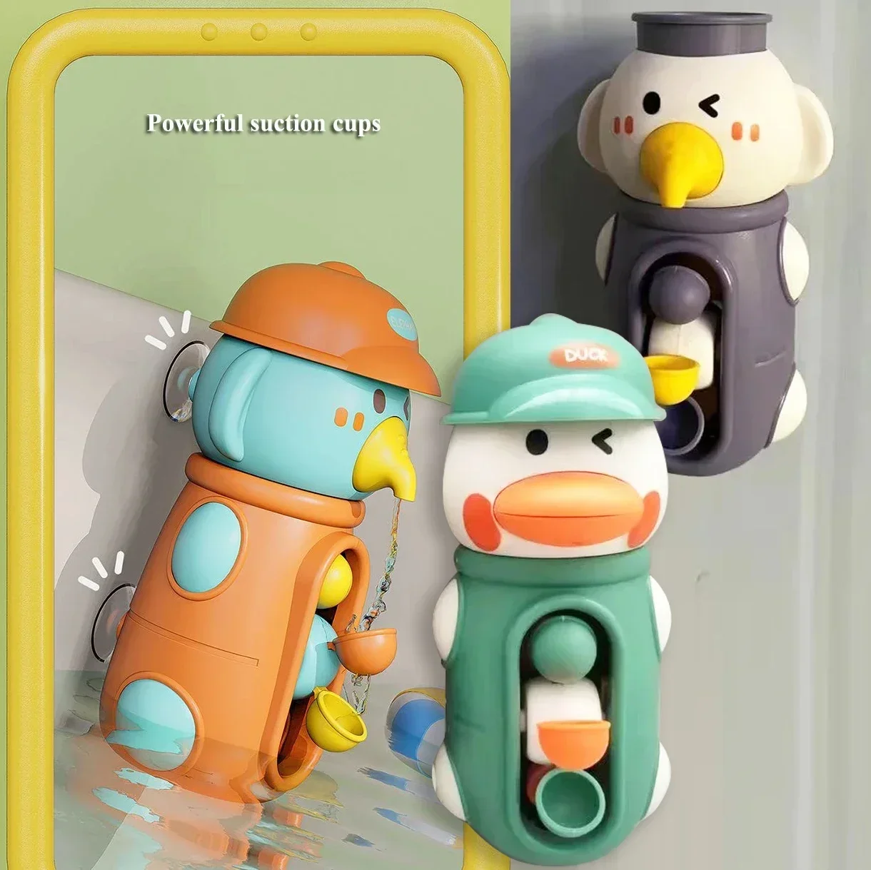 Cute Baby Shower Bath Toys Children Water Play Spinner with Suction Cup CartoonWaterwheel Games for Kid Bathroom
Cute Baby Shower Bath Toys Children Water Play Spinner with Suction Cup CartoonWaterwheel Games for Kid Bathroom