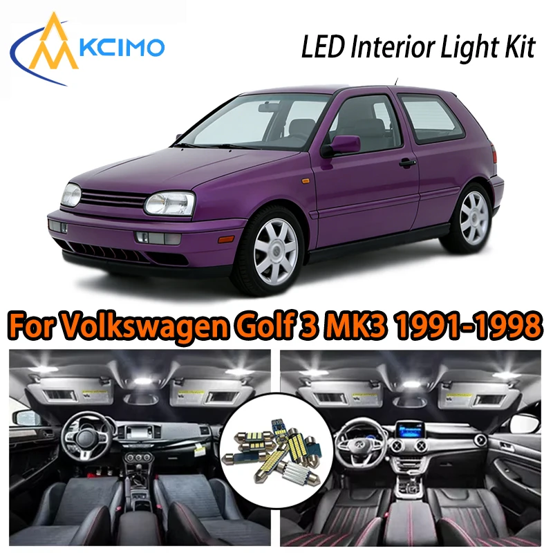 Long Life LED Interior Lights For Volkswagen Golf 3 MK3 1991-1998, Two Colors Choice Super Bright Easy Install
Long Life LED Interior Lights For Volkswagen Golf 3 MK3 1991-1998, Two Colors Choice Super Bright Easy Install
