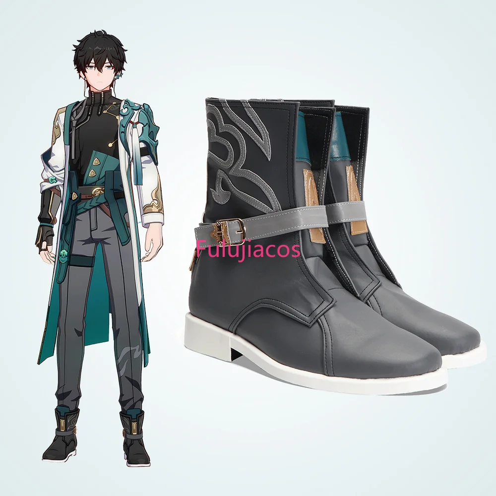 New Game Cosplay Shoes Honkai Star Rail Dan Heng Boots Halloween Aksesori Dibuat Sesuai Pesanan
New Game Cosplay Shoes Honkai Star Rail Dan Heng Boots Halloween Aksesori Dibuat Sesuai Pesanan