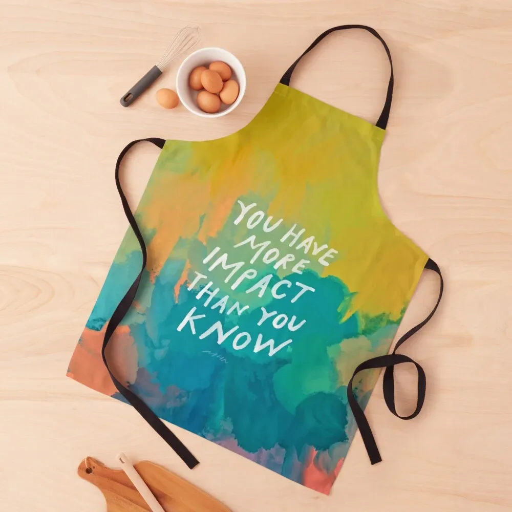 You have more impact than you know - neon abstract colorful art and motivational quote by Morgan Harper Nichols Apron
You have more impact than you know - neon abstract colorful art and motivational quote by Morgan Harper Nichols Apron