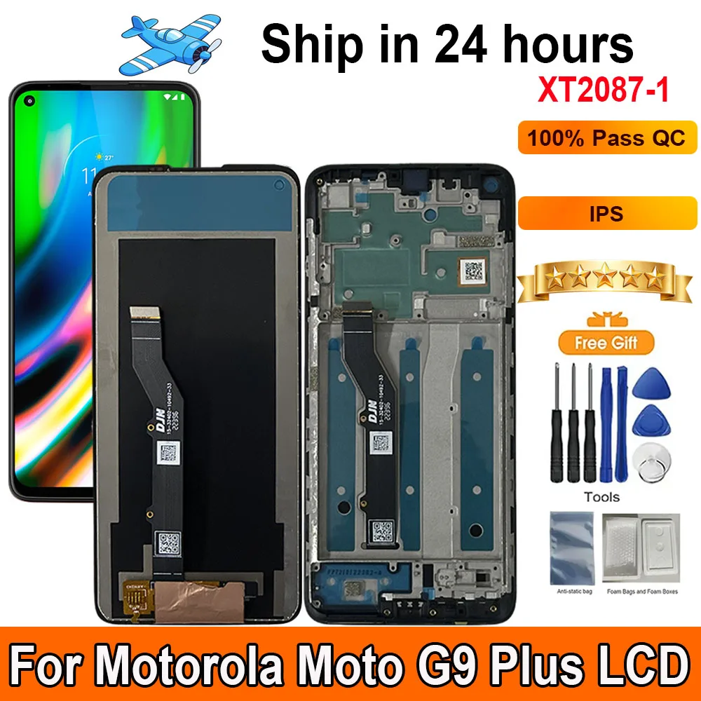 6.81“For Motorola Moto G9 Plus LCD Display Screen Touch Panel Digitizer Replacement Parts With Frame G9 Plus XT2087-1
6.81“For Motorola Moto G9 Plus LCD Display Screen Touch Panel Digitizer Replacement Parts With Frame G9 Plus XT2087-1