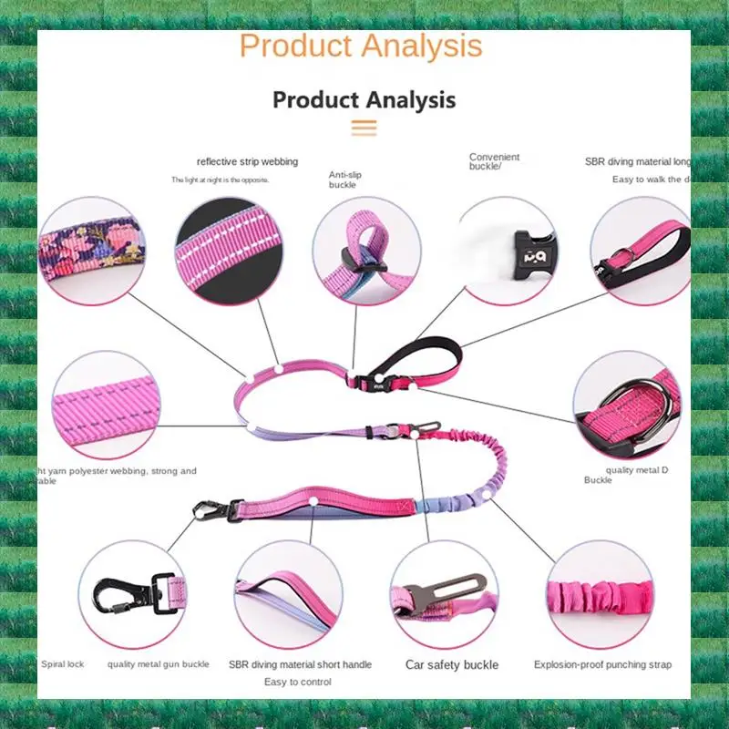 B76A Pet Dog Explosion-Proof Leash Pet Leash Waist Crossbody Free Hands Dog Leash
B76A Pet Dog Explosion-Proof Leash Pet Leash Waist Crossbody Free Hands Dog Leash