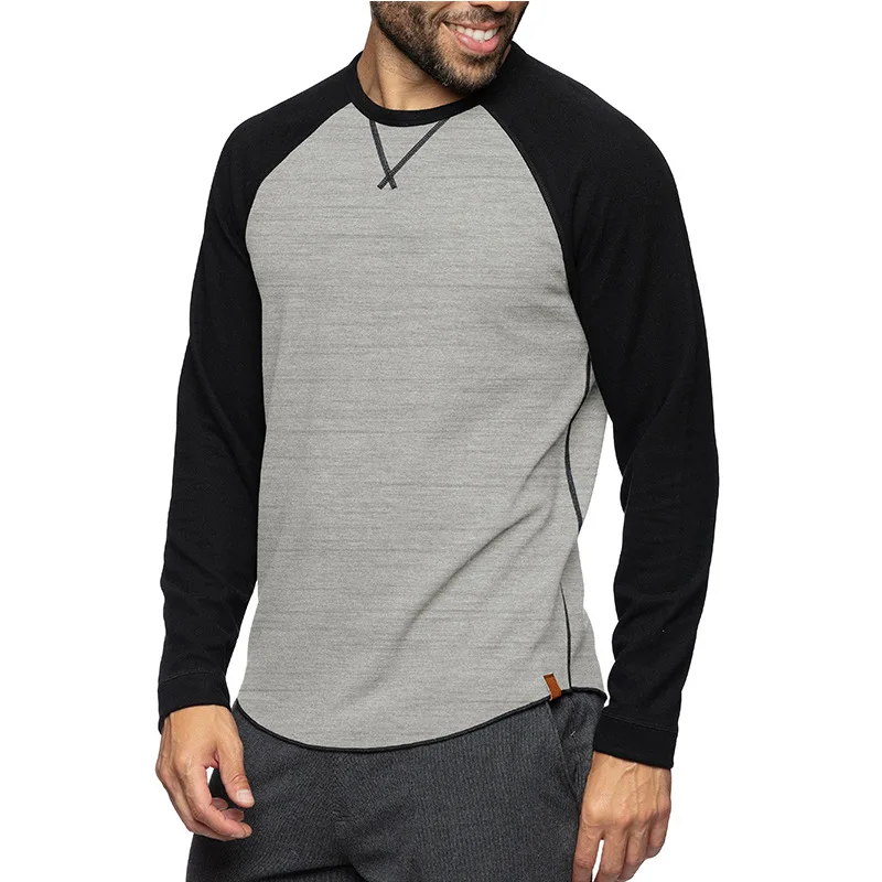 European American Style Autumn Winter Men's Clothing Long-sleeved Round Neck Casual Sweatshirt Men's Color Matching Pullover
European American Style Autumn Winter Men's Clothing Long-sleeved Round Neck Casual Sweatshirt Men's Color Matching Pullover