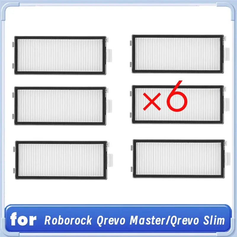 ABVI-6 шт. фильтров для робота-пылесоса Forroborock Qrevo Master/Qrevo Slim: улучшенная эффективность уборки, долговечные запасные части
ABVI-6 шт. фильтров для робота-пылесоса Forroborock Qrevo Master/Qrevo Slim: улучшенная эффективность уборки, долговечные запасные части
