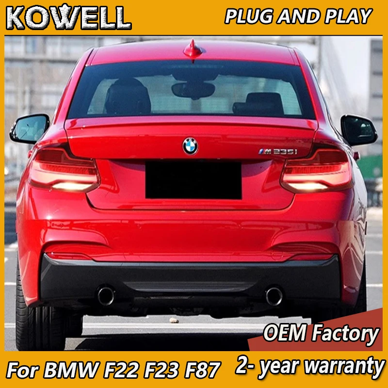 Car Styling for BMW F22 Tail Lights 2014-2021 BMW F23 Rear Light F87 M2C 220i 225i Rear DRL Fog Brake Turn Signal Reversing
Car Styling for BMW F22 Tail Lights 2014-2021 BMW F23 Rear Light F87 M2C 220i 225i Rear DRL Fog Brake Turn Signal Reversing