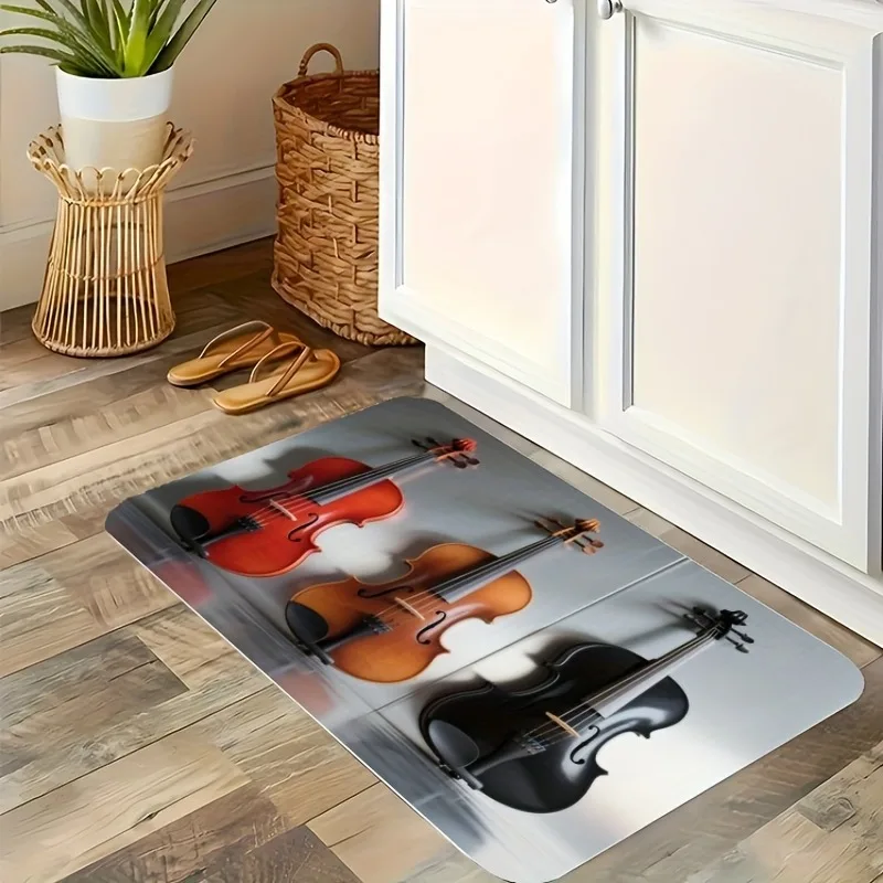1PC Guitar Pattern Kitchen Rug Non-Slip Door Mats Pop design Bathroom Rug Bath Mat Carpet for Home Sink Laundry Decor
1PC Guitar Pattern Kitchen Rug Non-Slip Door Mats Pop design Bathroom Rug Bath Mat Carpet for Home Sink Laundry Decor
