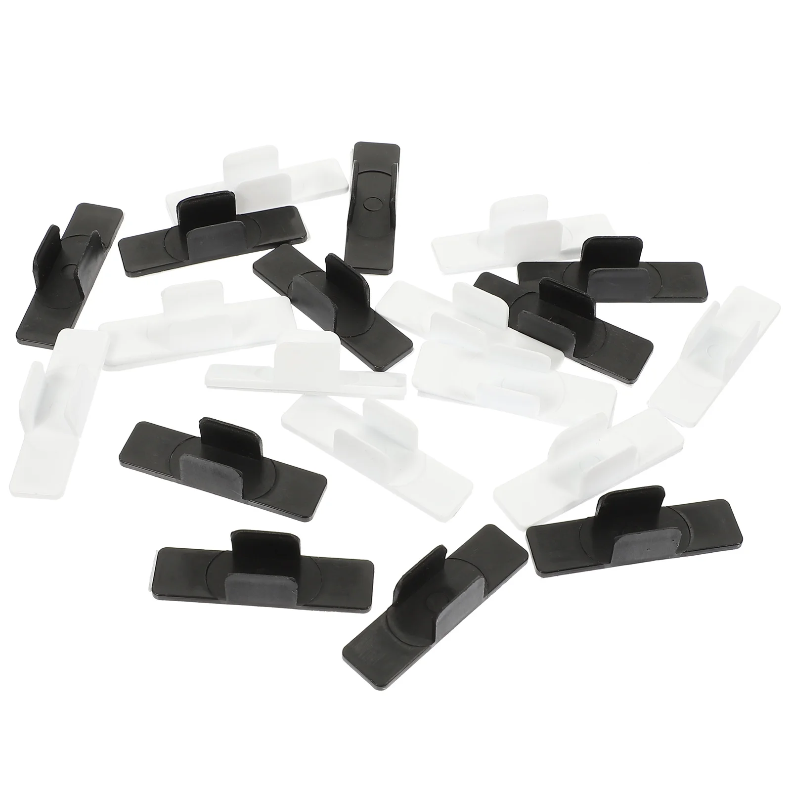 20pcs Pen Clip Black White Pen Holder Small Desk Accessories Writing Buckle Plastic Pencil Clip Self Adhesive Clamps Stationery
20pcs Pen Clip Black White Pen Holder Small Desk Accessories Writing Buckle Plastic Pencil Clip Self Adhesive Clamps Stationery