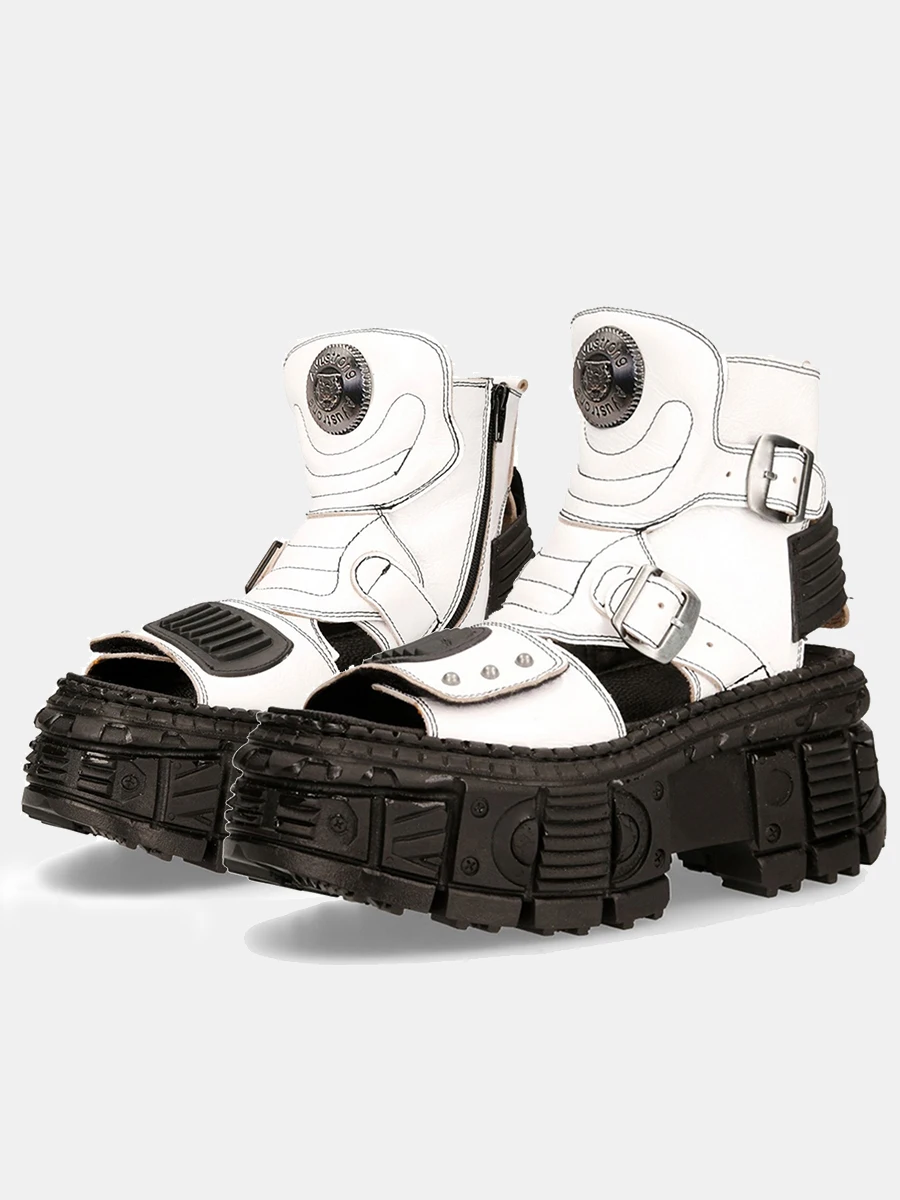 Пластина-forme boucle de ceinture été bottes courtesnouveau sport décontracté Punk Rock romain bottines blanc Style
Пластина-forme boucle de ceinture été bottes courtesnouveau sport décontracté Punk Rock romain bottines blanc Style