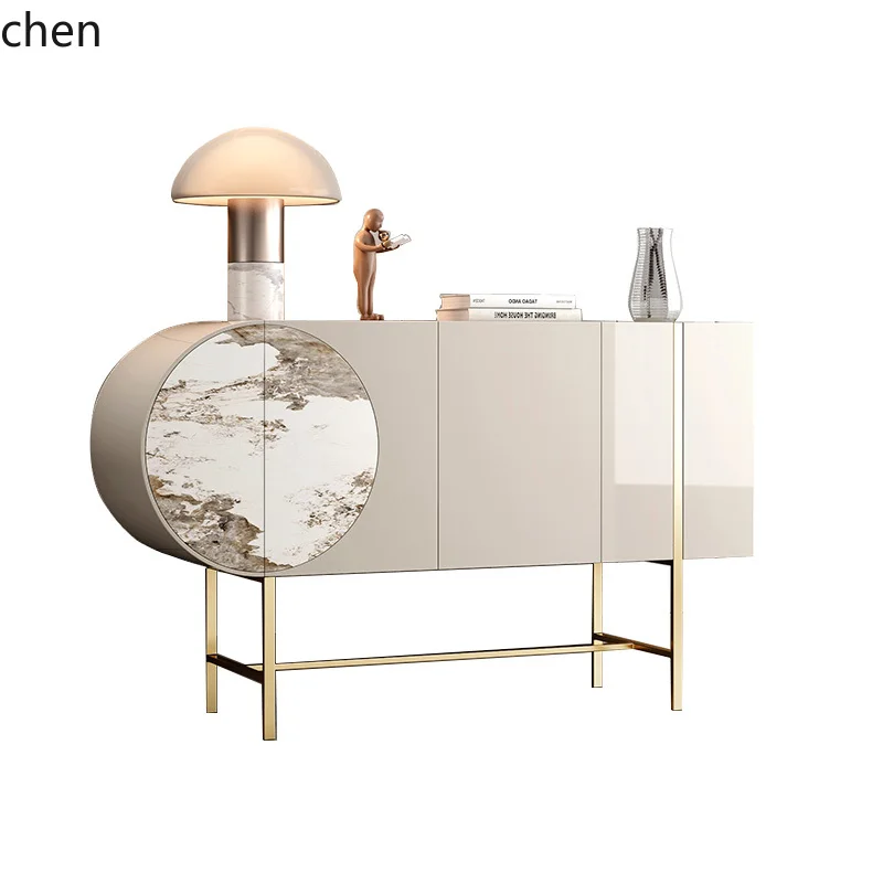 HTT rock slab entrance dining side cabinet modern simple decorative cabinet light luxury storage living room
HTT rock slab entrance dining side cabinet modern simple decorative cabinet light luxury storage living room