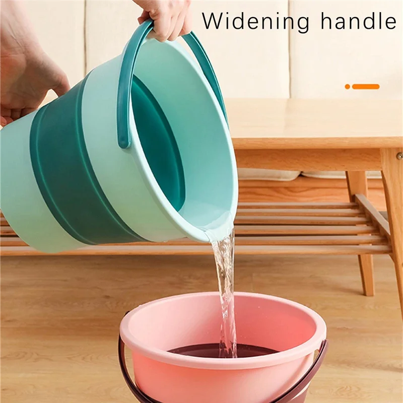 AEE4-Collapsible Bucket, Collapsible Plastic Bucket Telescopic Portable Foot Bucket, Foldable Car Wash Bucket 4.6L
AEE4-Collapsible Bucket, Collapsible Plastic Bucket Telescopic Portable Foot Bucket, Foldable Car Wash Bucket 4.6L