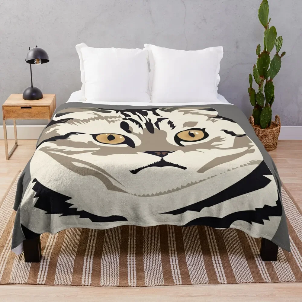 Scottish Fold Kitty Cat Throw Blanket Wrinkle Resistant Lightweight Blanket
Scottish Fold Kitty Cat Throw Blanket Wrinkle Resistant Lightweight Blanket