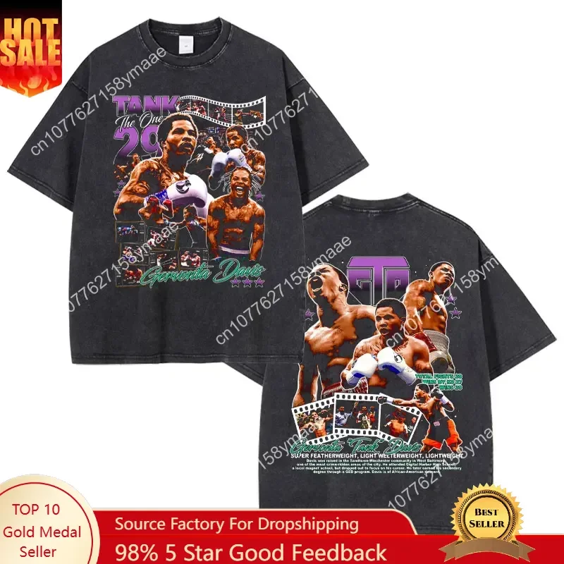 Tank Gervonta Davis T-shirt Vintage Washed T Shirt Boxing Champion Short Sleeve DTG Printing Tshirt Tops Tees Men 100% Cotton
Tank Gervonta Davis T-shirt Vintage Washed T Shirt Boxing Champion Short Sleeve DTG Printing Tshirt Tops Tees Men 100% Cotton