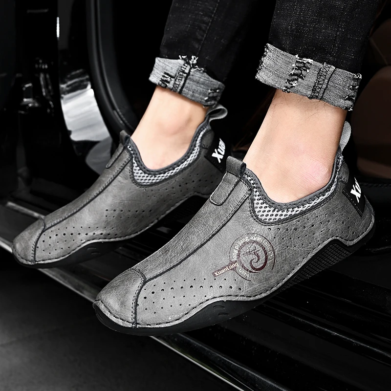 Fashion New Durable Sports Shoes Popular Versatile Breathable Soft Leather Men's Casual Men's Shoes Outdoor Driving Daily Shoes
Fashion New Durable Sports Shoes Popular Versatile Breathable Soft Leather Men's Casual Men's Shoes Outdoor Driving Daily Shoes