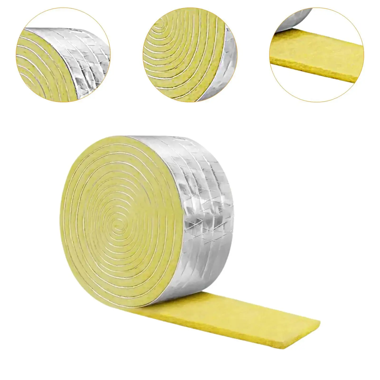 Pipe Insulation Wrap Glass Wool Thick Durable Tape Sturdy Water Pipe Shield for Cold Weather Outdoor
Pipe Insulation Wrap Glass Wool Thick Durable Tape Sturdy Water Pipe Shield for Cold Weather Outdoor
