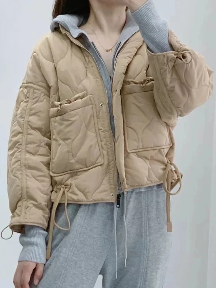 ZBZA Women's Hooded Loose Solid Jacket Stand Collar Single Breasted Hidden Zipper Pockets Casual Coat Fall Winter Chic Overcoat
ZBZA Women's Hooded Loose Solid Jacket Stand Collar Single Breasted Hidden Zipper Pockets Casual Coat Fall Winter Chic Overcoat