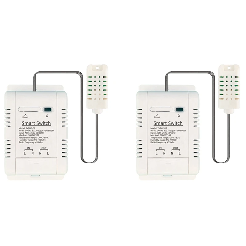 2X Tuya Smart Wifi Thermostat 16A Wireless Control With Energy Consumption Monitoring Temperature Humidity Thermostat
2X Tuya Smart Wifi Thermostat 16A Wireless Control With Energy Consumption Monitoring Temperature Humidity Thermostat