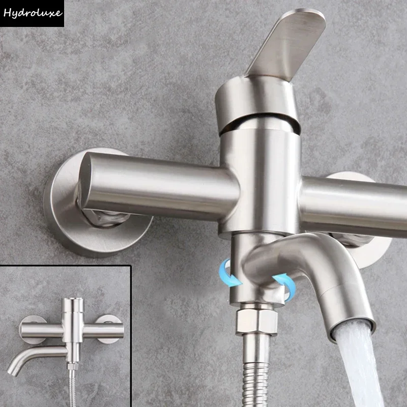 Stainless Steel Shower Mixer Faucet Shower Diverter Wall Mounted Bathroom Fixtures Ceramic Valve Core Universal Hot Cold Tap
Stainless Steel Shower Mixer Faucet Shower Diverter Wall Mounted Bathroom Fixtures Ceramic Valve Core Universal Hot Cold Tap