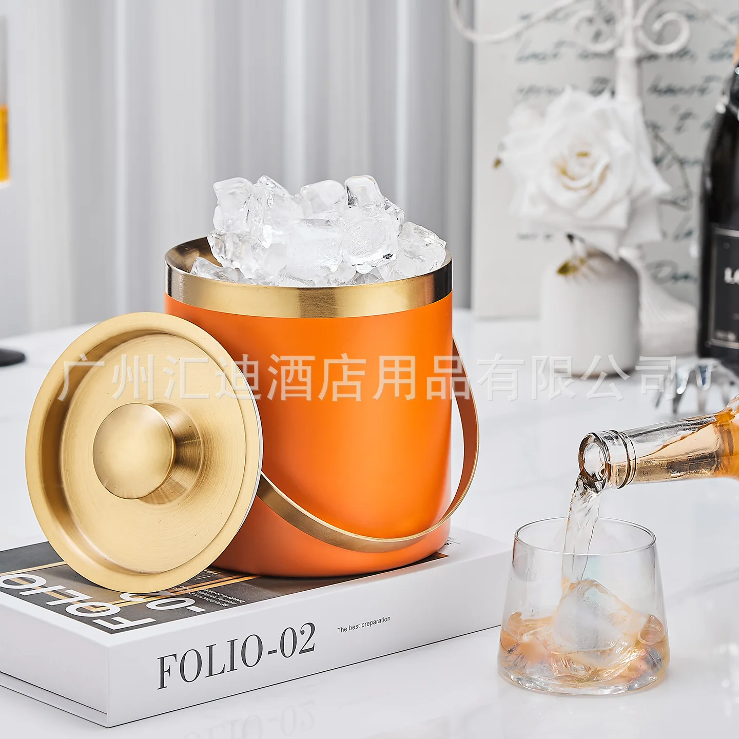 HYS thickened stainless steel double ice bucket champagne wine bucket
HYS thickened stainless steel double ice bucket champagne wine bucket