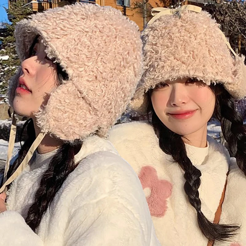 Autumn Winter Simple Knitted Ear Protection Hats Warm Plush Thickened Beanies Premium Feel Balaclava Versatile Outdoor Ski Caps
Autumn Winter Simple Knitted Ear Protection Hats Warm Plush Thickened Beanies Premium Feel Balaclava Versatile Outdoor Ski Caps
