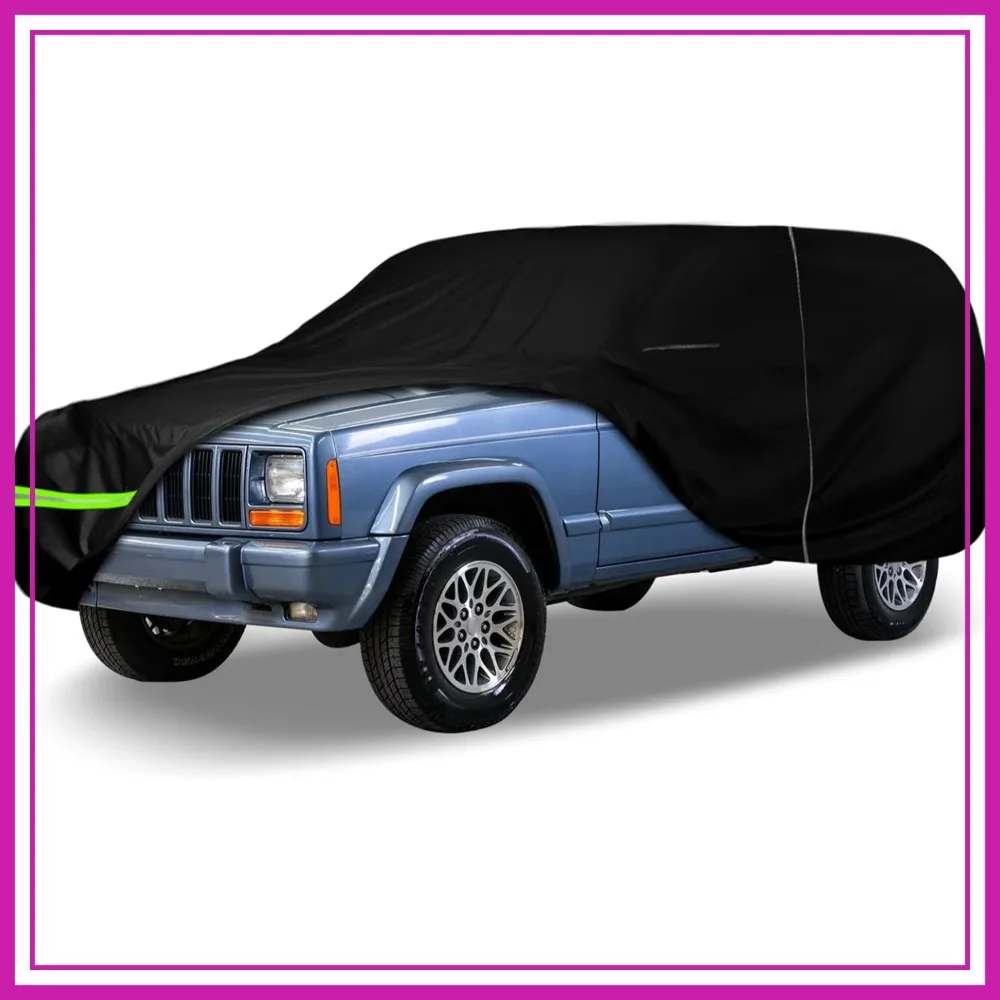 Universal Car Cover for Jeep Cherokee XJ 1983-2001 2/4 Door SUV All Weather 210T Waterproof Dust Snow Rain Hail Protection
Universal Car Cover for Jeep Cherokee XJ 1983-2001 2/4 Door SUV All Weather 210T Waterproof Dust Snow Rain Hail Protection