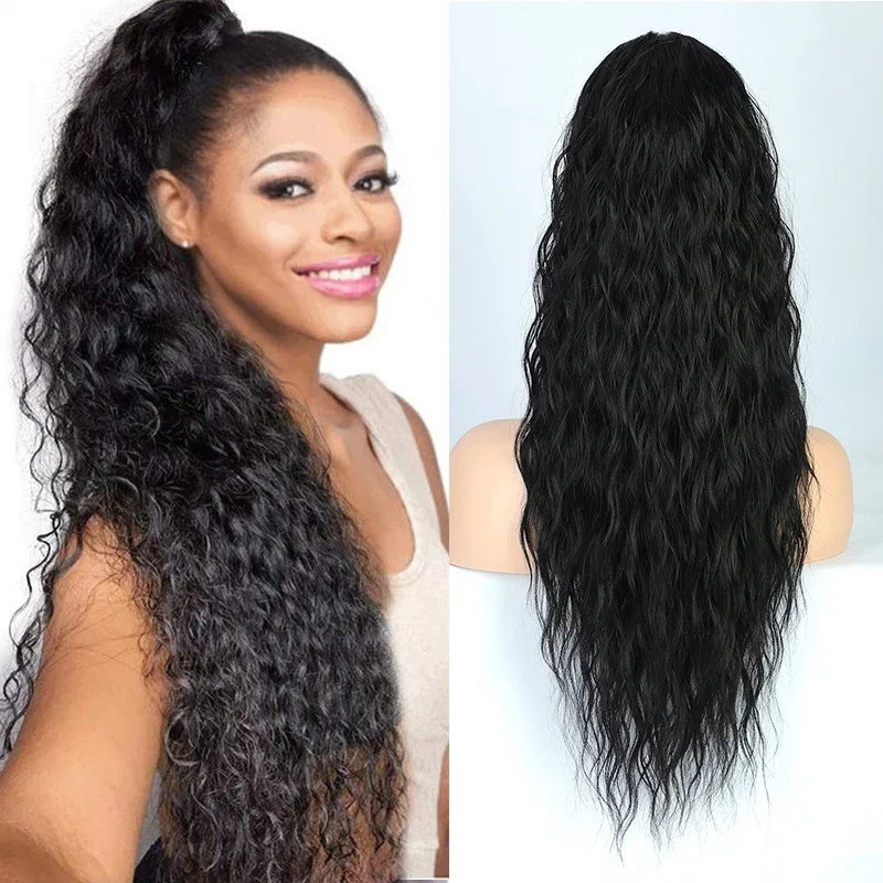 Long Curly Ponytail Hair Extensions for Women Heat Resistant Synthetic Fiber Wavy Drawstring Ponytail Wrap Around Fake Pony Tail
Long Curly Ponytail Hair Extensions for Women Heat Resistant Synthetic Fiber Wavy Drawstring Ponytail Wrap Around Fake Pony Tail