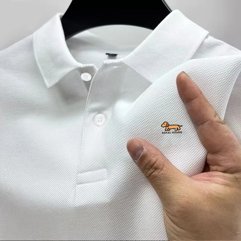 Men's new lapel golf polo shirt summer loose casual short sleeved business versatile 2025 classic hot selling item
Men's new lapel golf polo shirt summer loose casual short sleeved business versatile 2025 classic hot selling item