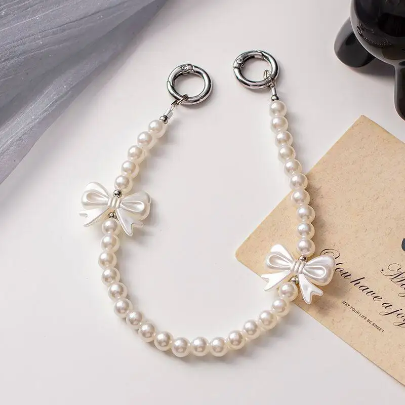 Bow Mobile Phone Lanyard, Wrist Beaded Bag Key Pendant
Bow Mobile Phone Lanyard, Wrist Beaded Bag Key Pendant