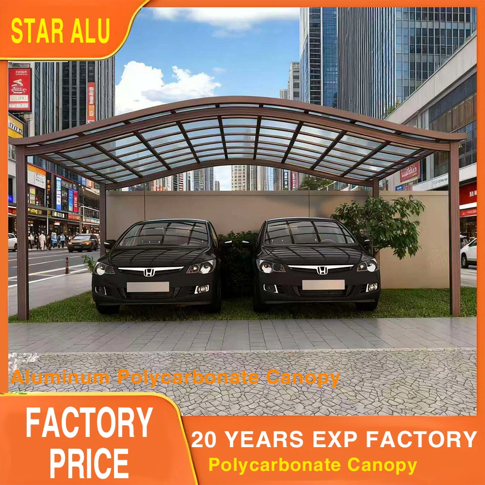 Highly Durable Polycarbonate Aluminum Carport Equipped with Robust Steel Frame for Complete All Weather Shelter
Highly Durable Polycarbonate Aluminum Carport Equipped with Robust Steel Frame for Complete All Weather Shelter
