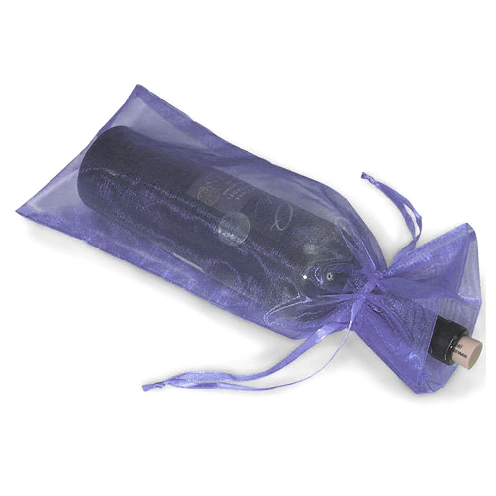 20 Pcs Purple Sheer Organza Bags 37x15cm Satin Drawstring Bottle Wrap Gift Packaging For Parties Gourmet Gifts Candles
20 Pcs Purple Sheer Organza Bags 37x15cm Satin Drawstring Bottle Wrap Gift Packaging For Parties Gourmet Gifts Candles