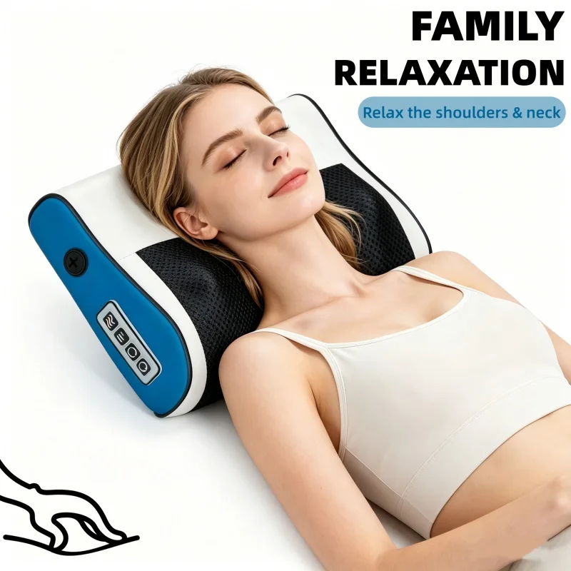 Neck Massager Shiatsu Neck Massager with Heat Electric Back Massager for Shoulder Back Leg Deep Tissue Kneading Massage Pillow
Neck Massager Shiatsu Neck Massager with Heat Electric Back Massager for Shoulder Back Leg Deep Tissue Kneading Massage Pillow