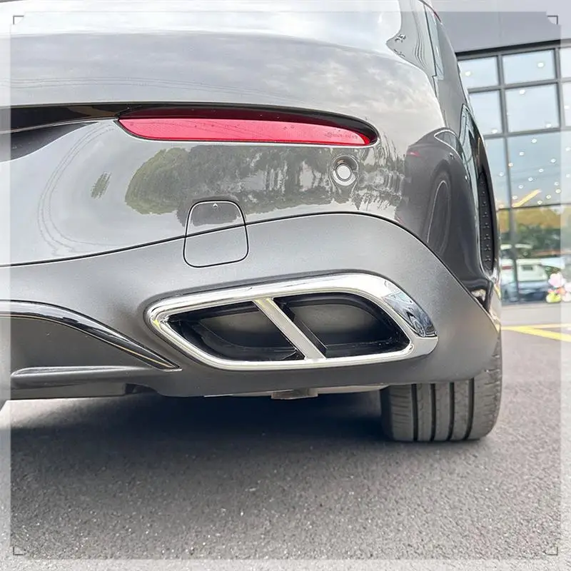 Наклейки на накладку выхлопную трубу автомобиля для Mercedes-Benz CLE Coupe C236 2024 + AMG, декоративная рамка для хвостовой горла автомобиля, глянцевая рамка
Наклейки на накладку выхлопную трубу автомобиля для Mercedes-Benz CLE Coupe C236 2024 + AMG, декоративная рамка для хвостовой горла автомобиля, глянцевая рамка