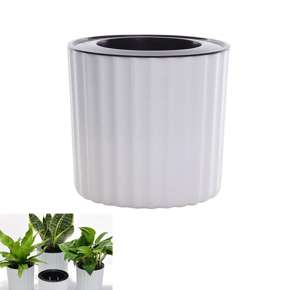 Self-Watering Round Plastic Planter Herb Plant Pot Indoor Seedling Flowerpot Durable Lightweight 9.8cm White Plant Pot
Self-Watering Round Plastic Planter Herb Plant Pot Indoor Seedling Flowerpot Durable Lightweight 9.8cm White Plant Pot