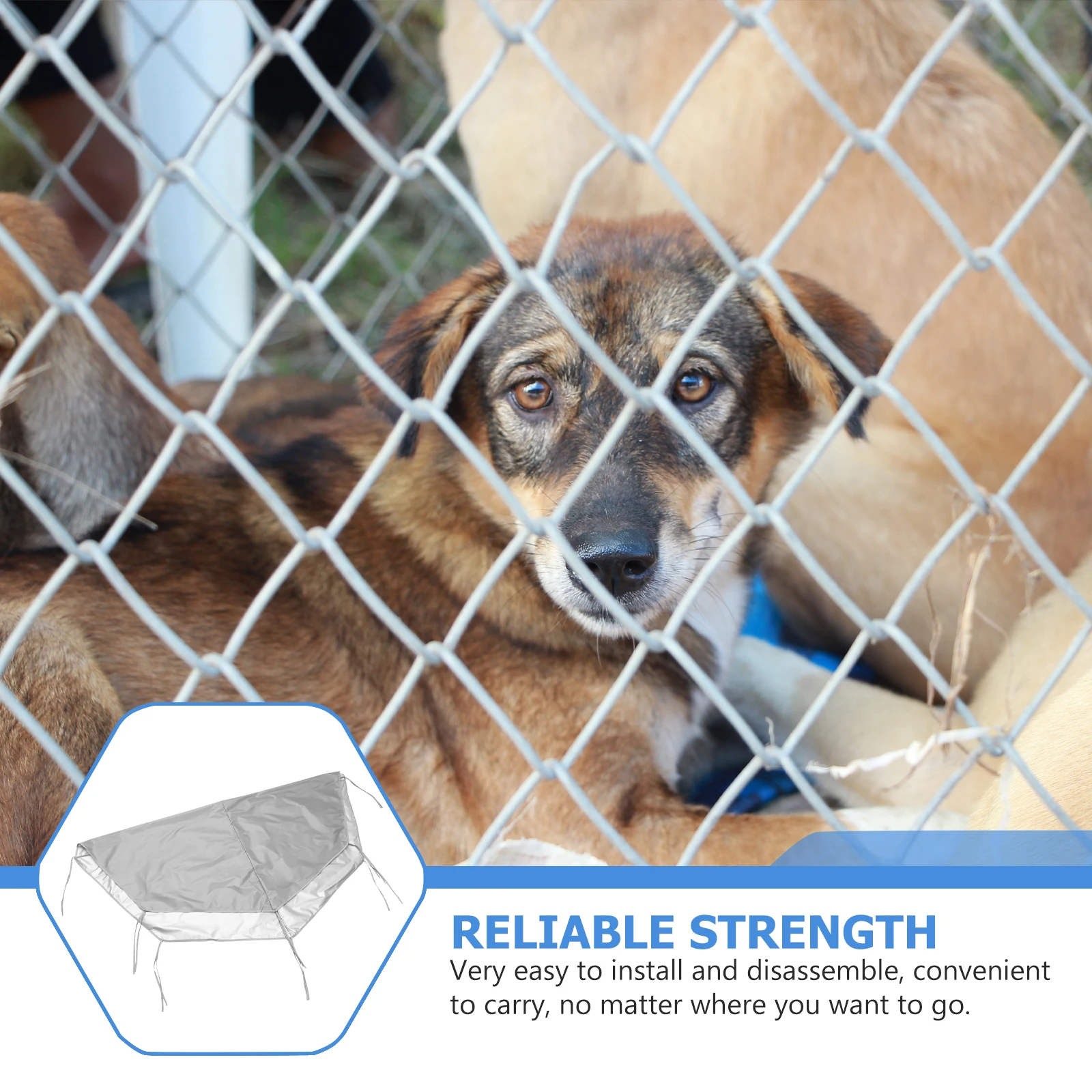 Waterproof Dog Playpen Cover 210D Oxford Cloth Outdoor Camping Shade for Pets Car Travel Beach Play Durable Reliable Strength
Waterproof Dog Playpen Cover 210D Oxford Cloth Outdoor Camping Shade for Pets Car Travel Beach Play Durable Reliable Strength
