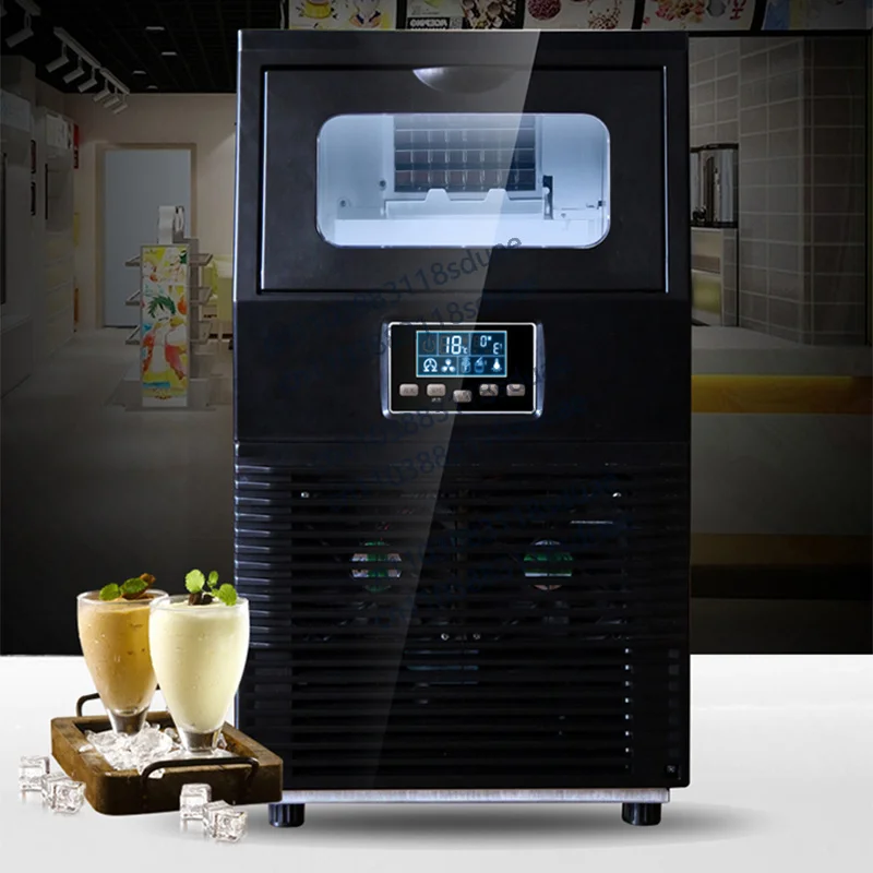 40kg/24h Automatic Cube Ice Making Machine Electric 220V 200W Commercial Square Ice Maker For Milk Tea Shop Household HZB-40F/A
40kg/24h Automatic Cube Ice Making Machine Electric 220V 200W Commercial Square Ice Maker For Milk Tea Shop Household HZB-40F/A