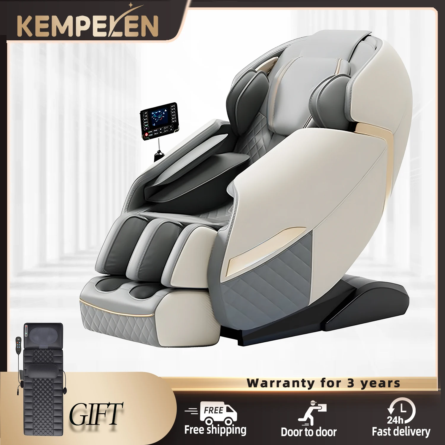 3 Year Warranty 3D SL Track Massage Chair Zero Gravity Massage Recliner Full Body Airbag Massage Sofa Touch Screen Office chair
3 Year Warranty 3D SL Track Massage Chair Zero Gravity Massage Recliner Full Body Airbag Massage Sofa Touch Screen Office chair