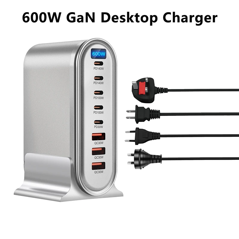 1PCS 600W GaN Charger Hub Multi Ports QC PD USB Type C Fast Charging Station Adapter For IPhone 16/15 IPad MacBook Laptop Tablet
1PCS 600W GaN Charger Hub Multi Ports QC PD USB Type C Fast Charging Station Adapter For IPhone 16/15 IPad MacBook Laptop Tablet