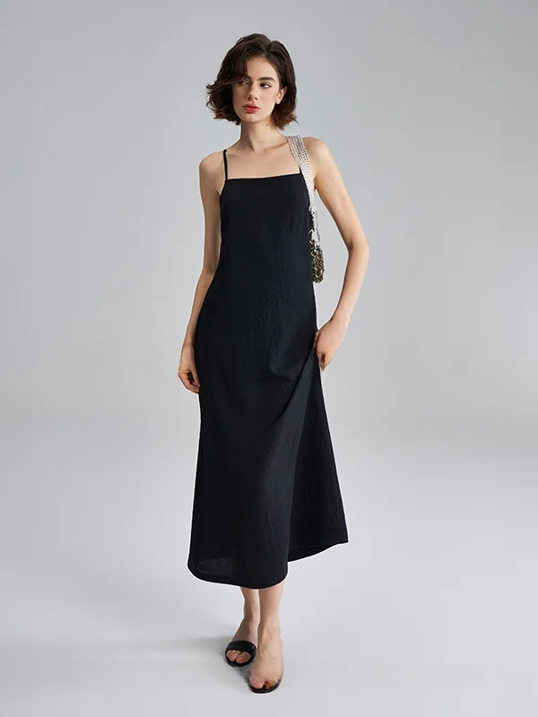 HongYi Vintage Strap Dress Women's Summer New High-End Sensation Elegance Waist-Cinching Slimming Acetate Fabric No-Sleeve Gown
HongYi Vintage Strap Dress Women's Summer New High-End Sensation Elegance Waist-Cinching Slimming Acetate Fabric No-Sleeve Gown