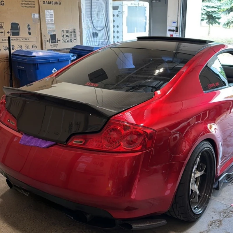 CSL Style Double-sided Honeycomb Carbon Fiber Trunk Lid for G35 Coupe
CSL Style Double-sided Honeycomb Carbon Fiber Trunk Lid for G35 Coupe