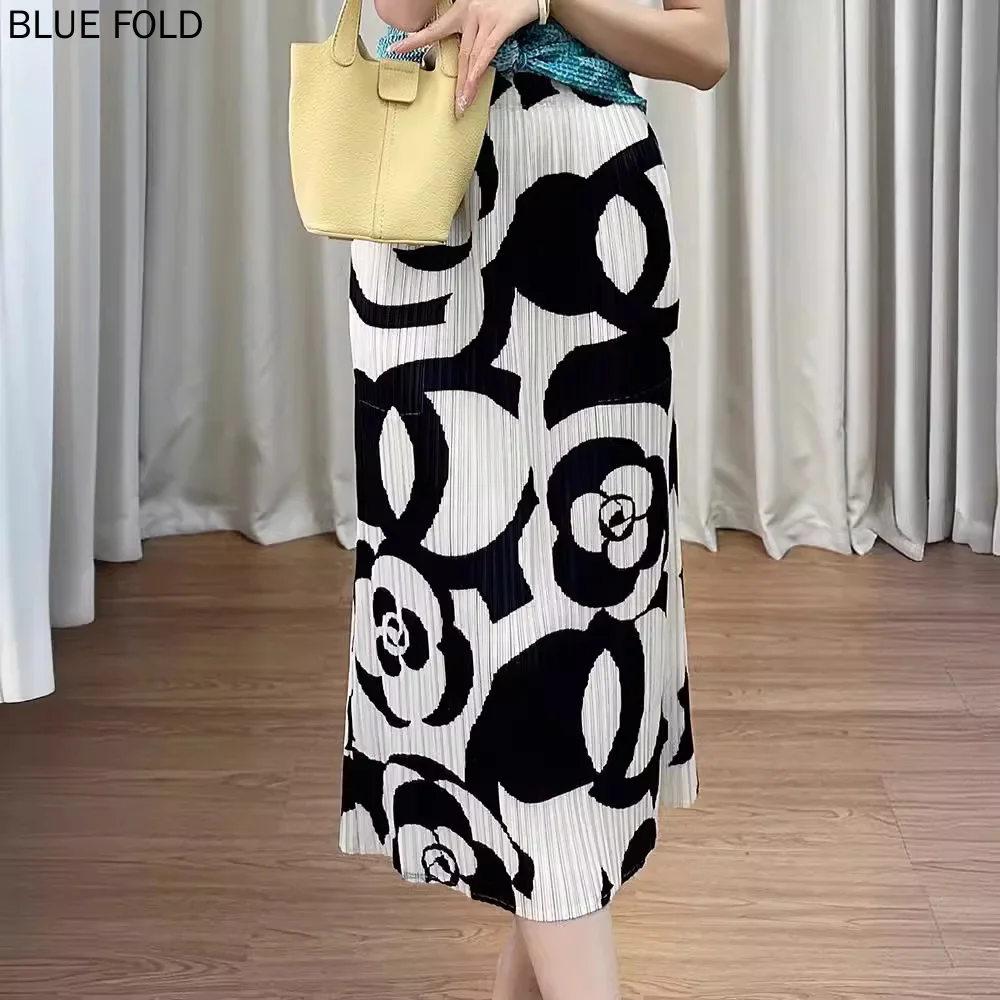 Miyake Skirt New Style Women's Summer Fashion Pattern Printing Hip-wrapped Temperament Casual Skirt PLEATS Faldas Ropa De Mujer
Miyake Skirt New Style Women's Summer Fashion Pattern Printing Hip-wrapped Temperament Casual Skirt PLEATS Faldas Ropa De Mujer