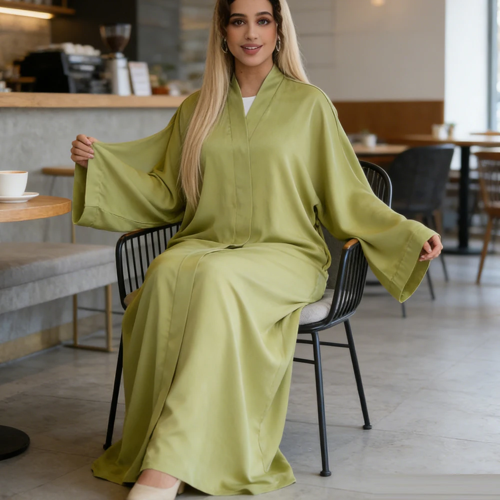 Ramadan Dubai Open Abaya Muslim Dress for Women Belt Kimono Jalabiya Kebaya Arabic Robe Eid Abbayas Turkey Kaftan Islam Clothing
Ramadan Dubai Open Abaya Muslim Dress for Women Belt Kimono Jalabiya Kebaya Arabic Robe Eid Abbayas Turkey Kaftan Islam Clothing