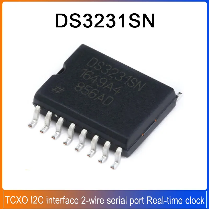 1-20PC DS3231SN WSOP-16 DS3231 TCXO Ultra-high precision I2C interface 2-wire serial port Real-time clock chip
1-20PC DS3231SN WSOP-16 DS3231 TCXO Ultra-high precision I2C interface 2-wire serial port Real-time clock chip