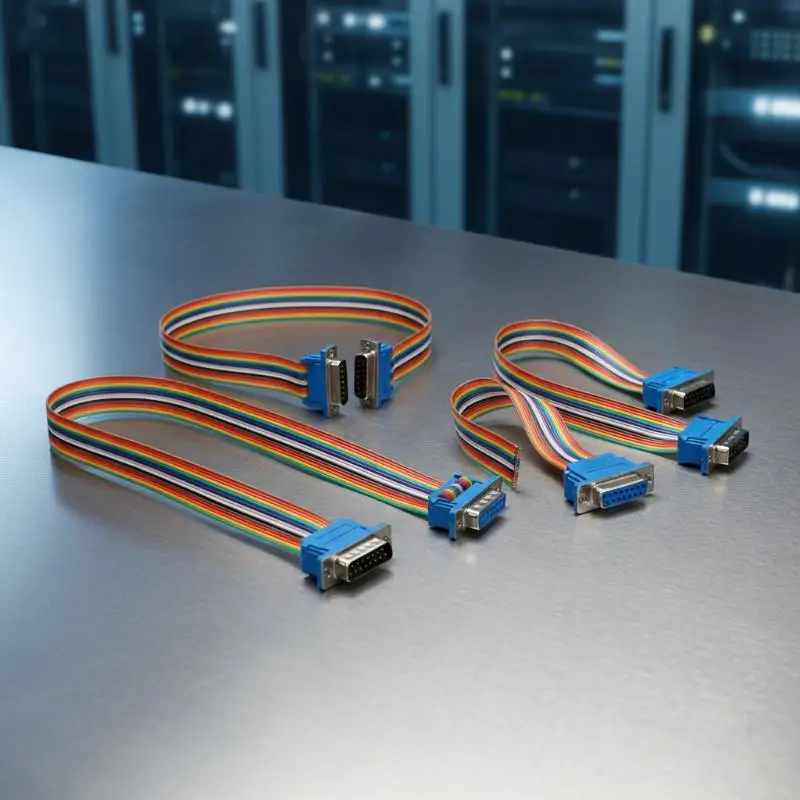DB9 DB15 DB25 Serial Port Cable Male Female Connector for D-SUB Applications High Speed
DB9 DB15 DB25 Serial Port Cable Male Female Connector for D-SUB Applications High Speed