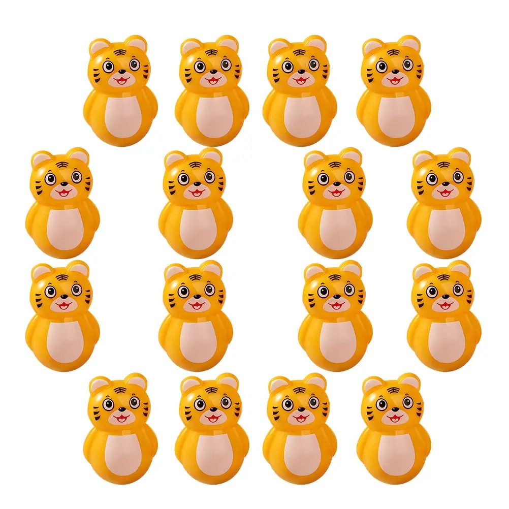16 Pcs Mini Tiger Tumbler Ornaments Bright Color Reusable Kids Toys Wobbling Animal Decorations for Party New Year Gifts
16 Pcs Mini Tiger Tumbler Ornaments Bright Color Reusable Kids Toys Wobbling Animal Decorations for Party New Year Gifts