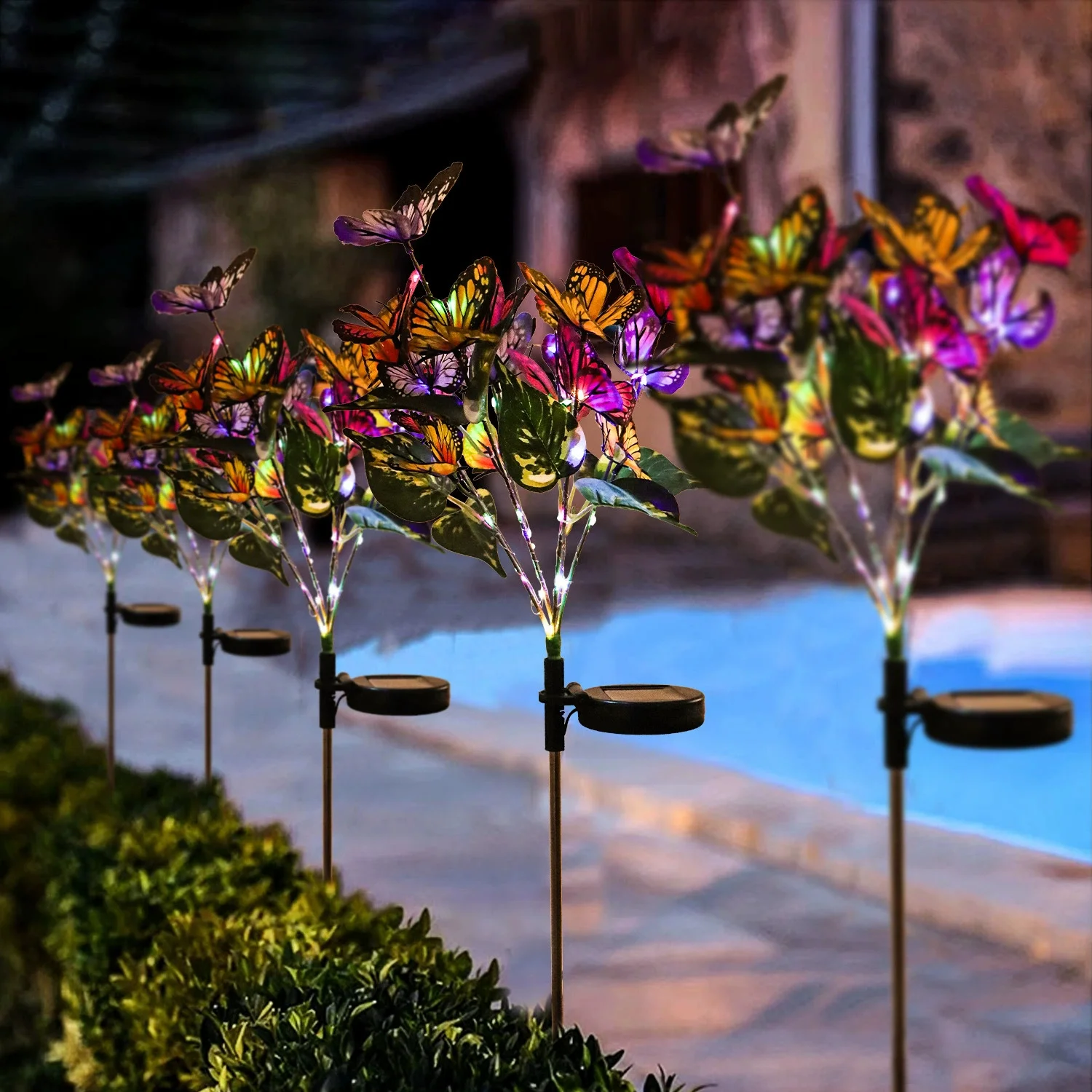 Solar LED Butterfly Lawn Lights Outdoor Landscape Lights Perfect for Christmas Valentine's Day Garden Villa Party Decoration
Solar LED Butterfly Lawn Lights Outdoor Landscape Lights Perfect for Christmas Valentine's Day Garden Villa Party Decoration