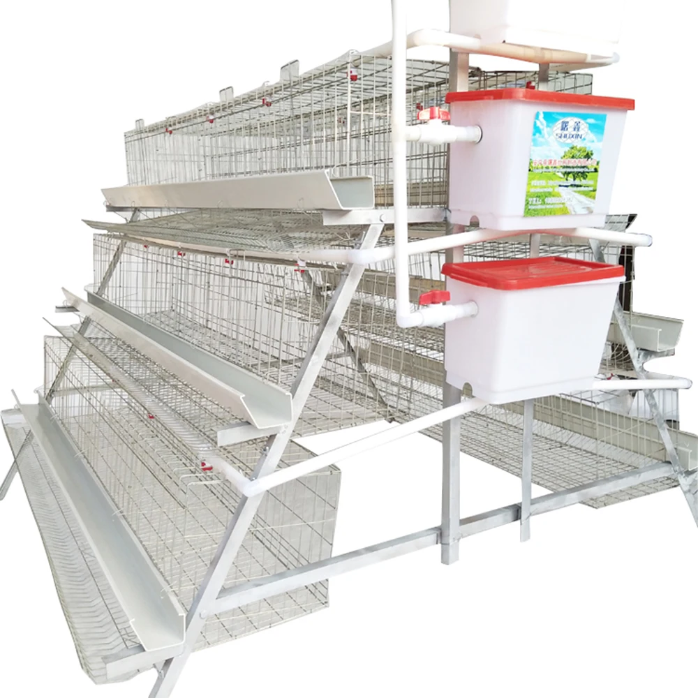 3 tiers 96 birds new design chicken laying cages poultry battery cage with nipple for layer farms in Kenya
3 tiers 96 birds new design chicken laying cages poultry battery cage with nipple for layer farms in Kenya