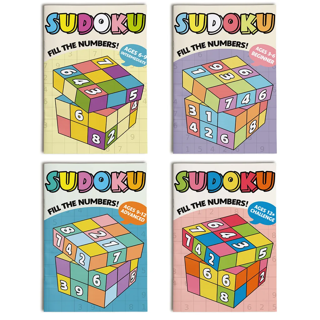 Children’s Sudoku,12th Edition 4-Book Progressive Set (Beginner→ Challenge) | Children’s Sudoku Puzzle Books
Children’s Sudoku,12th Edition 4-Book Progressive Set (Beginner→ Challenge) | Children’s Sudoku Puzzle Books