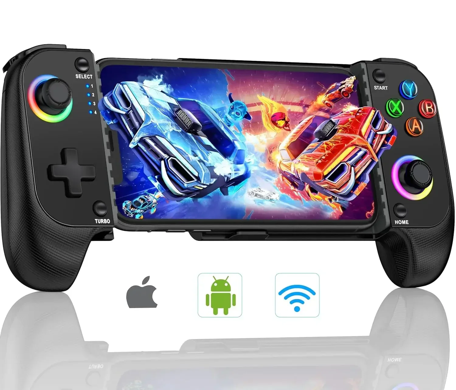 Mobile Game Controller for iphone/Android, Wireless Phone Controller with Phone Case Support,Gaming Controller Support Steam
Mobile Game Controller for iphone/Android, Wireless Phone Controller with Phone Case Support,Gaming Controller Support Steam