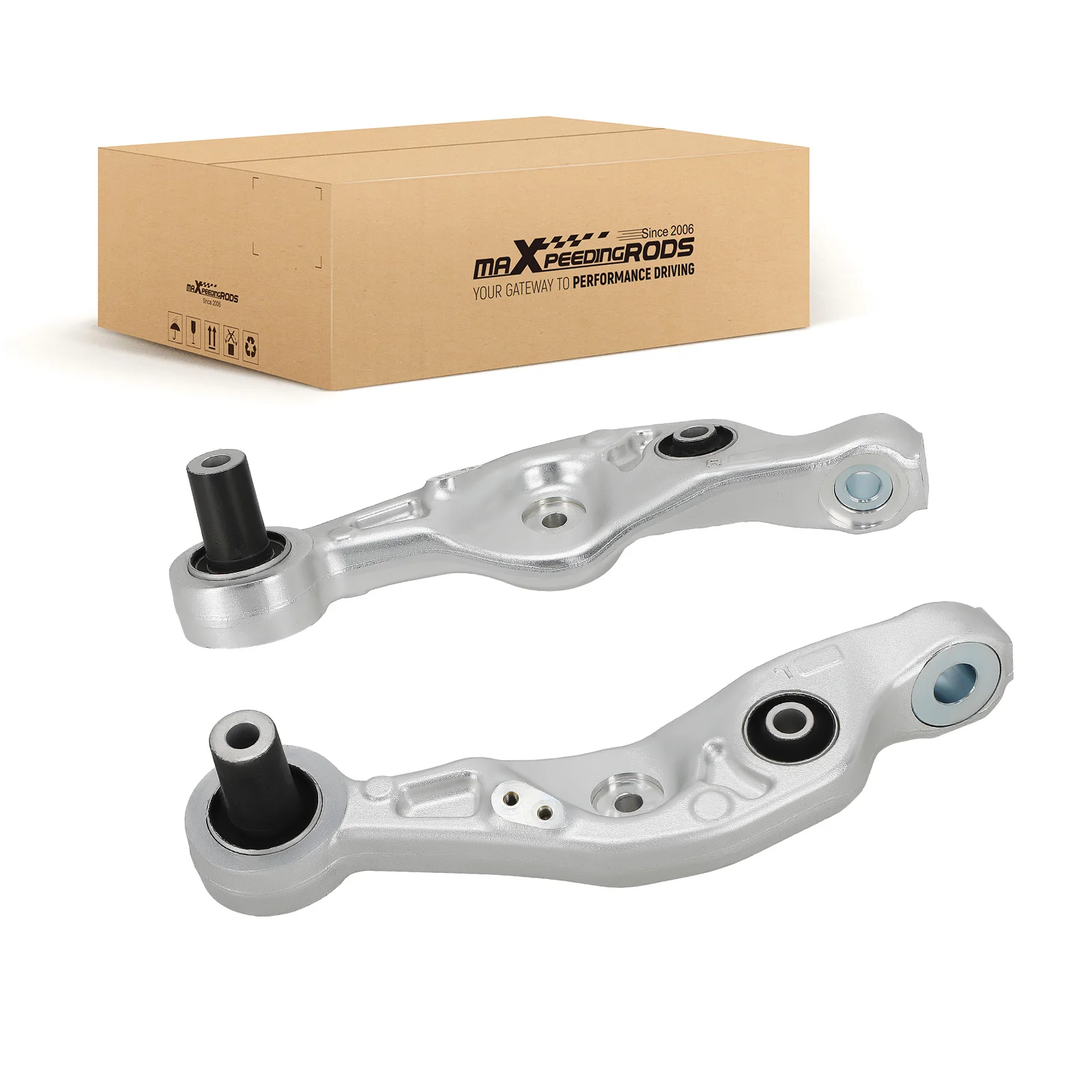 Front Lower Upper Control Arm Kit +Bushing LH & RH For Lexus LS460 2007-2017 RWD